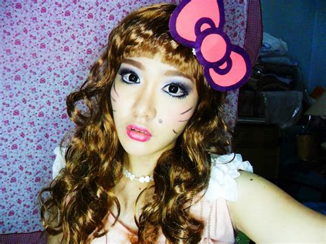 curiousity reviews  joecy  kitty makeup inspired gyaru doll