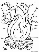 Coloring Pages Kids Campfire Camping Printable Tim Printables Choose Board Painting sketch template