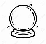 Ball Crystal Vector Clipart Icon Coloring Magic Kristallkugel Illustration Crystals Clip Shutterstock Fortune Drawings Teller 1300 Clipground 65kb 1250px Logo sketch template