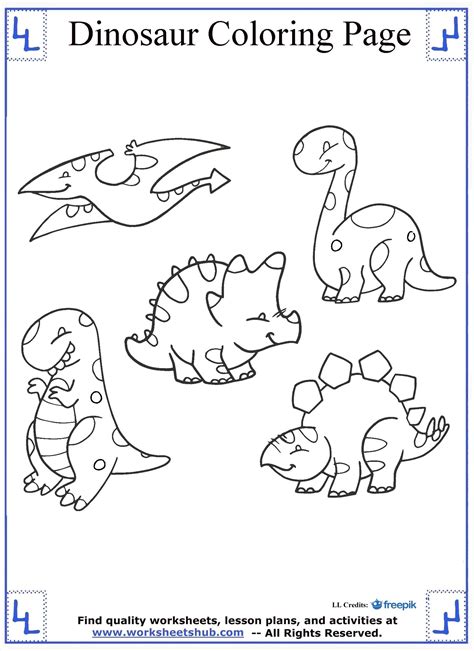 coloring page dinosaur  coloring page