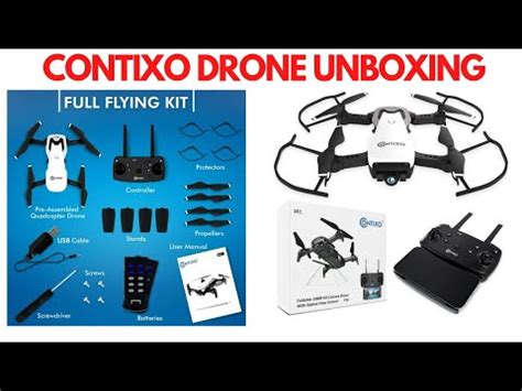 contixo  quadcopter unboxing drone rules  america youtube