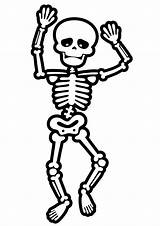 Skeleton Coloring Pages Dancing Skeletons Cute Halloween Printable Esqueleto Para Coloring4free Recortar Cartoon Kids Montar Sheets Template Cartoons Papel Skillofking sketch template