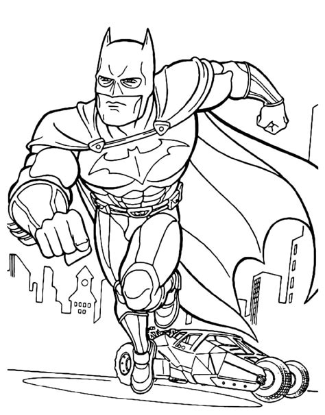 view batman colouring pages background draw collect