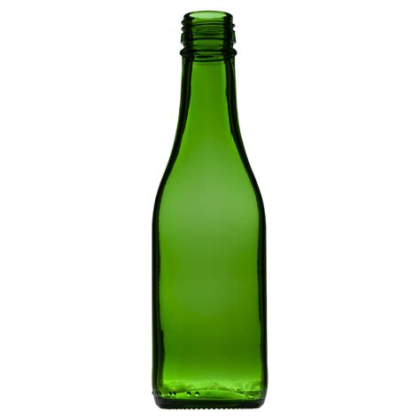 ml mineral bottle green