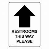Sign Way Restrooms Please Nhep Zoom sketch template