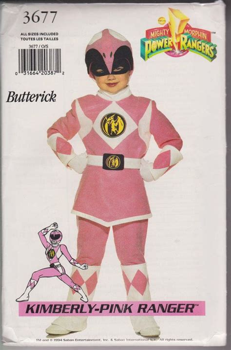 Butterick 4178 Official Mighty Morphin Power Ranger By