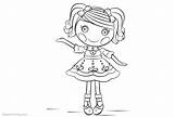 Coloring Pages Lalaloopsy Printable Adults Kids sketch template
