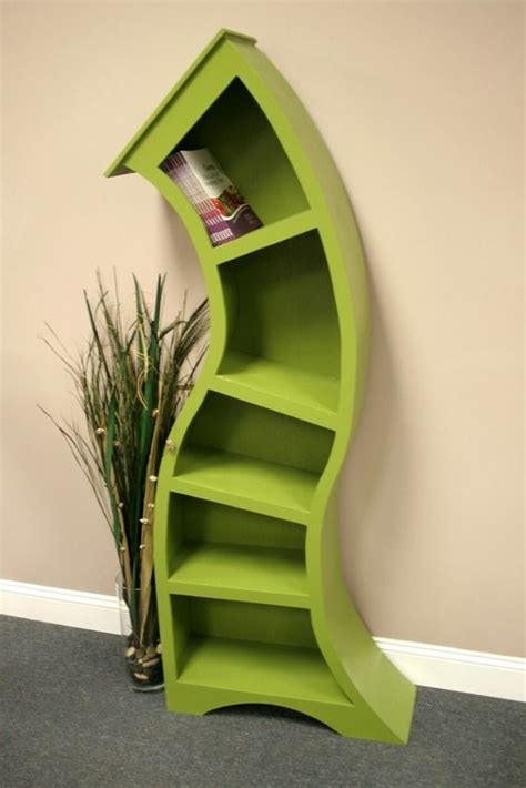 ft curved bookshelf  shelves whimsical furniture funky furniture