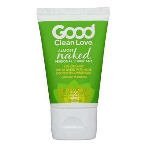 good clean love almost naked organic personal lubricant 1 5 fl oz