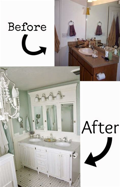 pneumatic addict 7 best diy bathroom vanity makeovers i like all the wood and crown molding