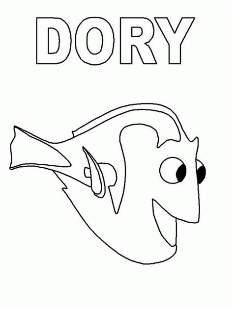 pics  nemo dory coloring pages finding nemo coloring pages