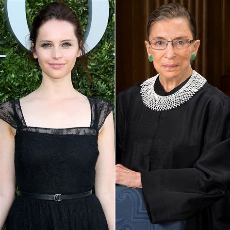 felicity jones to play ruth bader ginsburg in on the basis