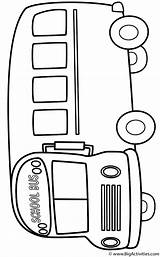 Coloring School Bus Transportation 100th Back Pages Buses Side Bigactivities Landscape Print Kids Bus3 Activity Great sketch template