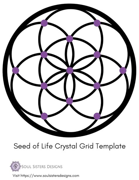 crystal grid templates crystals healing grids crystal grid diy crystals