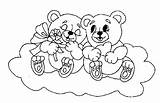 Desenhos Riscos Fraldas Colorir Colorat Urs Ositos Dibujo Nounours Tecido Osos Ursulet Ursinhos Coloriages Planse Ursos Orsi Orso Animales Nube sketch template
