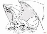 Dragon Coloring Pages Dnd Supercoloring Dragons Printable Dungeons Dot Drawing sketch template
