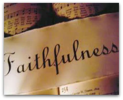 faithfulness  key  daily choice devotional