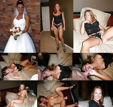 real amateur newly wed wives get naughty in their wedding 26 pic of 66
