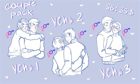 close ych sweet couple pack   nerokim  deviantart art reference poses drawing