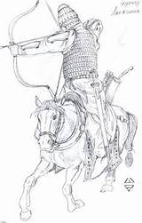 Hun Archer Huns Hunnic Tattoo Warrior Attila Horses Imtw источник Ru sketch template