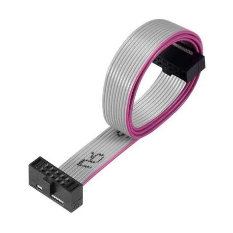 pin flat ribbon cable mm pitch awg ecocables