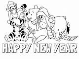 Coloring Year Winnie Pages Pooh Printable Print Size sketch template