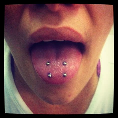 Awesome Tongue Rim Piercing