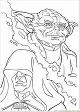 Wars Star Yoda Coloring Pages Master Printable Color Emperor Cartoons sketch template