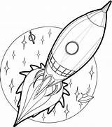 Coloring Pages Rocket Ship Printable sketch template