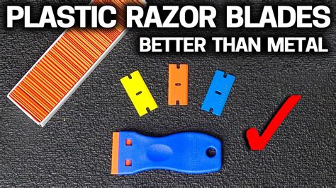 Plastic Razor Blades Are Better Than Metal Youtube