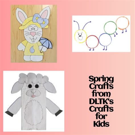spring crafts kids  printable craft ideas