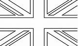 Union Jack Colouring Sketch Flag British Teddy Yellow Flags Coloring Pages Colour England Template United Kingdom Gif Paintingvalley Lines Bunting sketch template
