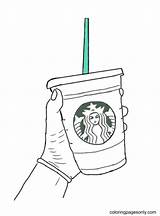 Starbucks Coffee sketch template