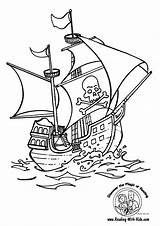 Pirate Coloring Pages Print Boys sketch template