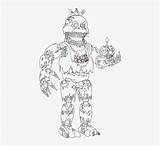 Chica Nightmare Coloring Pages Progress Pngkit sketch template