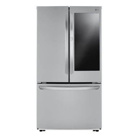 lg lfcss stainless steel   wide  cu ft energy star rated french door refrigerator