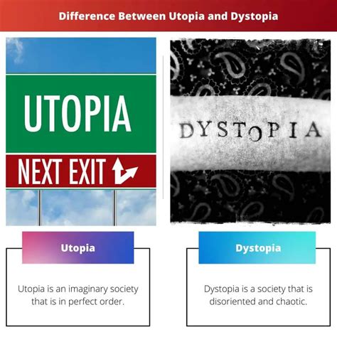 utopia  dystopia difference  comparison