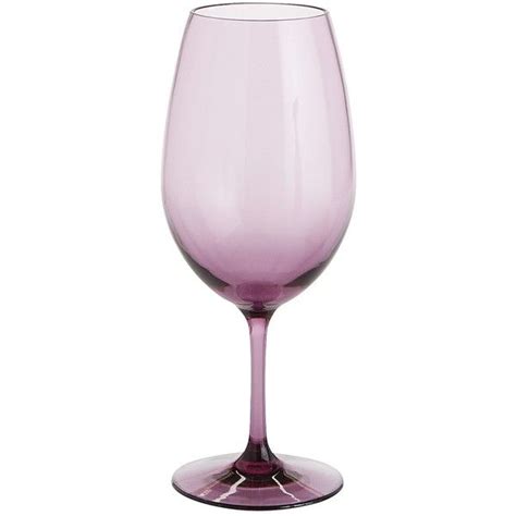 Pier 1 Imports Purple Clarity Acrylic Wine Glass Purple Wine Glasses