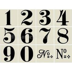 alphabet number  maison de stencils sign stencils tattoo fonts