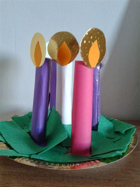 flame creative childrens ministry advent wreath craft