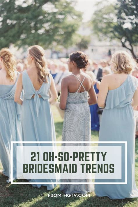 21 oh so pretty bridesmaid trends bridesmaid wedding dresses modern