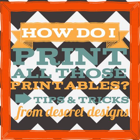 deseret designs    print  printables