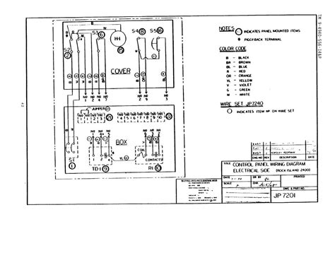 control panel wiring diagram