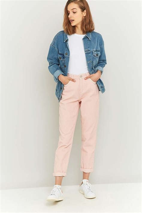 bdg pink corduroy mom jeans mom jeans ideas  mom jeans momjeans   fashion casual
