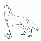 Wolf Howling Coloring Pages Drawing Head Wolves Lineart Moon Anime Sitting Step Line Printable Deviantart Sketch Sketches Drawings Draw Easy sketch template