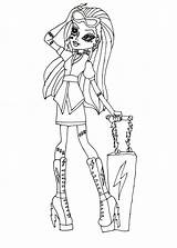 Monster High Coloring Pages Kids Printable sketch template