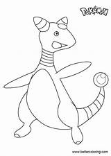 Ampharos sketch template