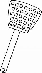 Fly Swatter Clipart Clip Outline Clipground Transparent Pluspng Mycutegraphics sketch template