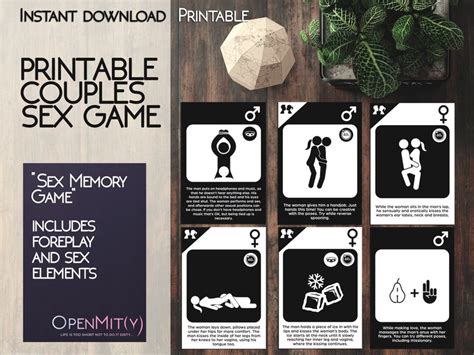 printable couples sex game naughty last minute t for etsy