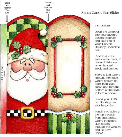 christmas candy bar wrappers  laurie furnell candy bar wrappers  bcause